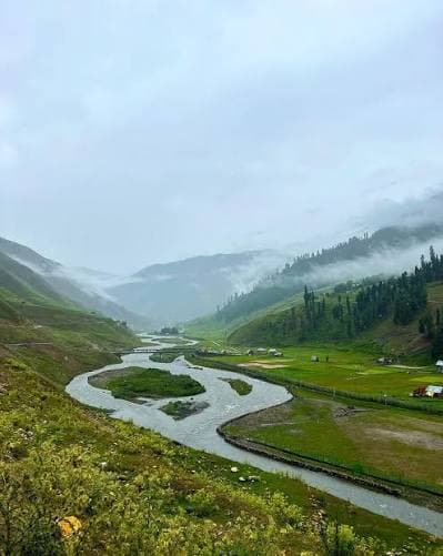 Tulail Valley green meadows