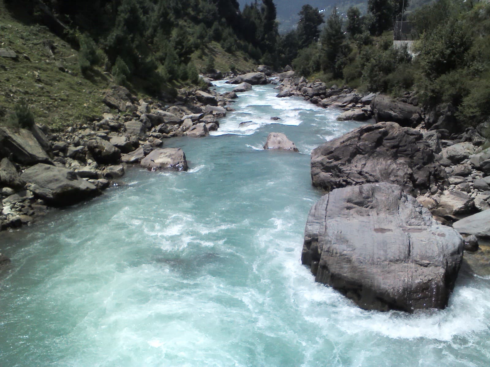 Sindh River rushing rapids